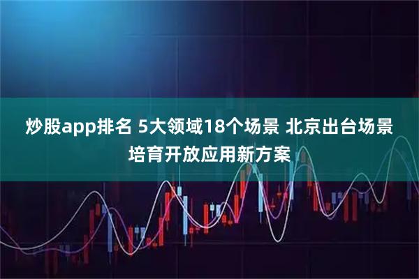炒股app排名 5大领域18个场景 北京出台场景培育开放应用新方案